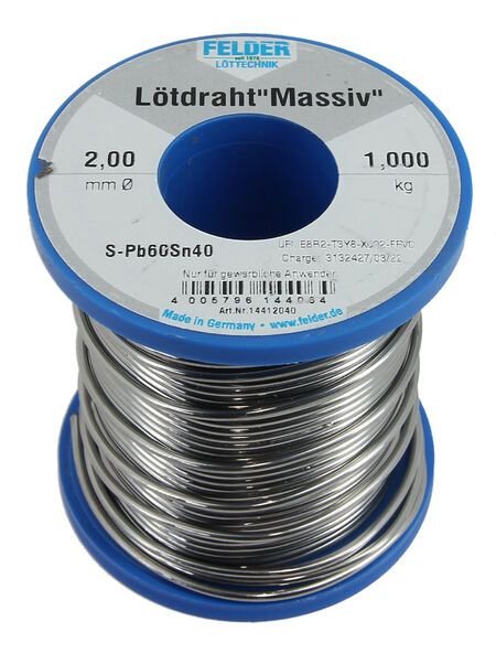 LÖTDRAHT MASSIV L-PB60SN40