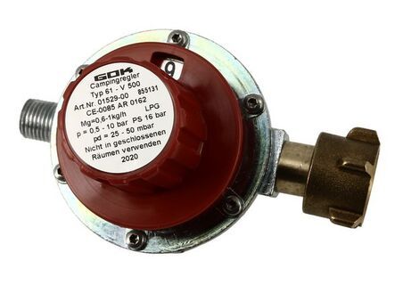 REGLER KOMBI-ANSCHL. / 20-50 MBAR  / 0,6 - 1 KG/H